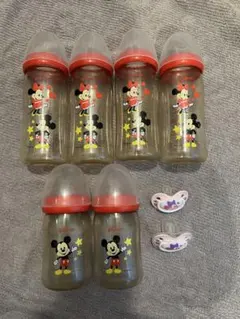 ミッキーマウス 哺乳瓶 6本セット