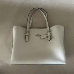 極美品✨COACH コーチ モリートート 25 2wayハンドバッグ アイボリー