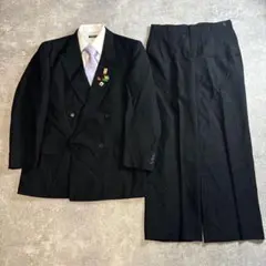セットアップ ダブルスーツ 成人式 入学式 ピンズ vintage no.86 90s ヴィンテージ スーツ ダブル セットアップ ピンズvol.86 最高級