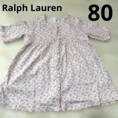 美品◆Ralph Lauren花柄ワンピース 80cm 長袖
