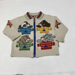 CASTELBAJAC 動物刺繍 ジップアップアウター 90のサムネイル
