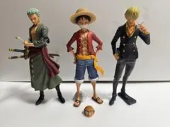 グランディスタ　ワンピース フィギュアセット ルフィ ゾロ サンジ