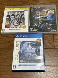 龍が如く4 & モンハン3rd & モンハン アイスボーン（動作未確認）