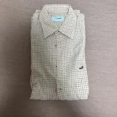 Crocodile 半袖シャツ チェック柄 ベージュ Lのサムネイル