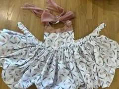 MARLMARL 花柄　エプロンドレス 　ベビー