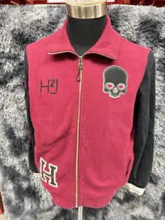HYDROGEN SPORTS WEAR ロゴ刺繍&ワッペンスウェットスタジャンのサムネイル