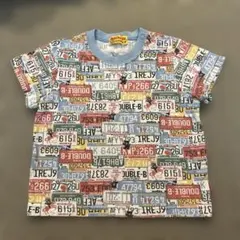 MIKI HOUSE DOUBLE.B Tシャツ 90cm ナンバープレートくまのサムネイル