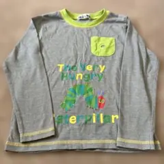 長袖カットソー 130cm はらぺこあおむし