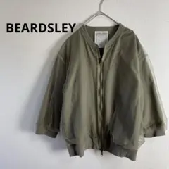 BEARDSLEY チュール ブルゾン カーキ ダブルジップアップ リバーシブル