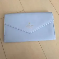 LANVIN ライトブルー クラッチバッグ