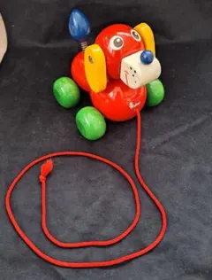 Walter 木製　 プルトイ 犬 　ニック社のサムネイル