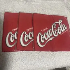 【新品】コカ・コーラ タオルハンカチ 3枚セットのサムネイル
