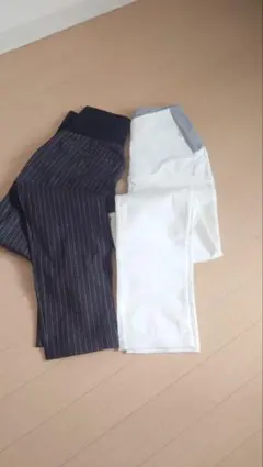 マタニティパンツ　2枚セット　S