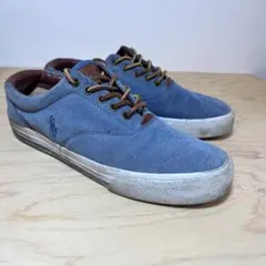 Polo Ralph Lauren スエード スニーカー 青 ポロラルフローレン