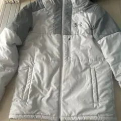 Under Armour フード付きジャケット ホワイト/グレー