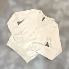 【新品未使用】H&M シンプルなカーディガン 薄だいだい色(肌色)