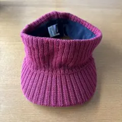 The North Face バーガンディ ニット帽