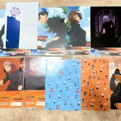 呪術廻戦　クリアファイル　セット　五条悟　夏油傑　家入硝子　虎杖悠仁　宿儺　など