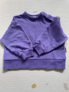 紫色のトレーナーとグレーのニットトレーナーセット 子供服まとめ売り