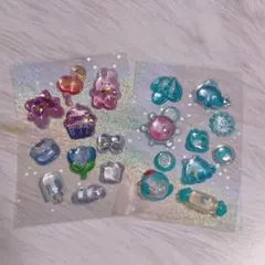 ゆめかわセット ボンボンドロップシール