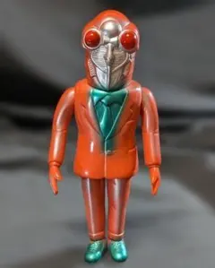 M1号 宇宙怪人 セミ人間 ソフビフィギュア （ウルトラQ） ブルマァク ブルマァク ソフビ セミ人間 復刻 ウルトラQ ウルトラ怪獣 検 マルサン