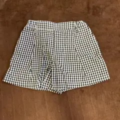 UNIQLO KIDS ギンガムチェック ショートパンツ 110cm