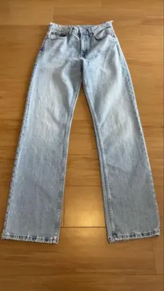 2点セットZARA TRFストレートハイウエストジーンズ