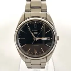 【動作品】SEIKO5 ブラック文字盤 7S26-0430