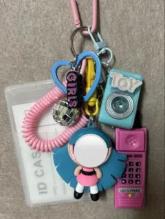 じゃらじゃらキーホルダー パスケース IDケース | Mercari