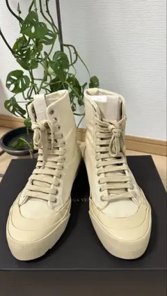 BOTTEGA VENETA ハイカットスニーカー キャンバス 40+(40½)のサムネイル