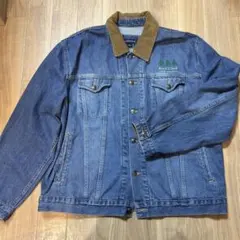 Lands End ランズエンド デニムジャケット コーデュロイ襟 XLのサムネイル