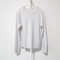 UNIQLO ユニクロ カシミヤクルーネックセーター ナチュラル ライトグレー