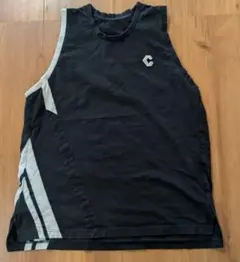 cronos MESH BACK SLEEVELESS タンクトップ ブラック - メルカリ