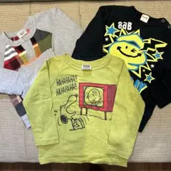 中古品　トップス３枚セット　90・100