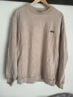 RVCA ベロア クルーネック 長袖 カットソー ベージュ | Mercari