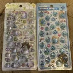 しずくちゃん　ボンボンドロップシール　うるちゅるシール　シマエナガ