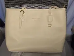 トートバッグ アイボリー シンプル