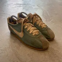 ナイキ ビンテージ 70s 80s 日本製ナイロンコルテッツ 24cm程 筆記体