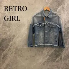 【美品】RETRO GIRL デニムジャケット Gジャン レディース 春秋