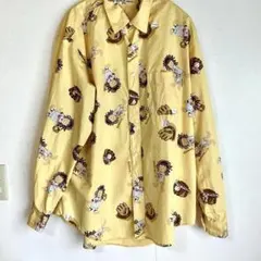 ※汚れ※ PINK HOUSE NATURE TRAIL 柄シャツ 古着