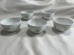 【未使用】たち吉 橘吉 唐子 汲出椀 5客セット 湯呑み 茶器 縁起物 和食器