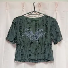 レディース バタフライ tシャツのサムネイル