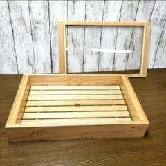 No.4958【新品】 寿司ネタケース ネタ箱　目皿・アクリル蓋付【保冷剤付き】のサムネイル