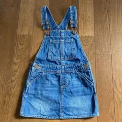 デニム ジャンパースカート サロペット　90㎝