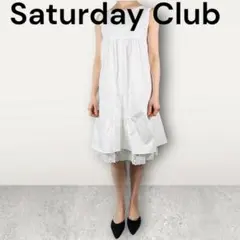 Saturday Club ノースリーブワンピース　チュニック　コットン　タグ付