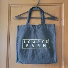 LOWRYS FARM ブラックトートバッグ