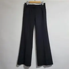 美品☆theory セオリー☆センタープレス ブーツカット サイズ2 黒