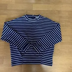 GU ボーダー長袖カットソー