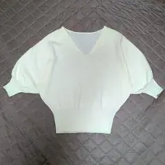 美品 anuans アニュアンス ドルマンスリーブニットプルオーバー カットソー
