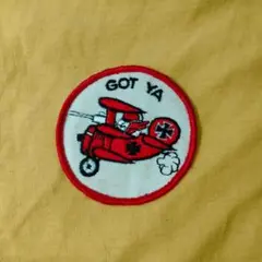 70's レッドバロン ワッペン　60's レッドバロン ピンバッジ　ピーナッツ